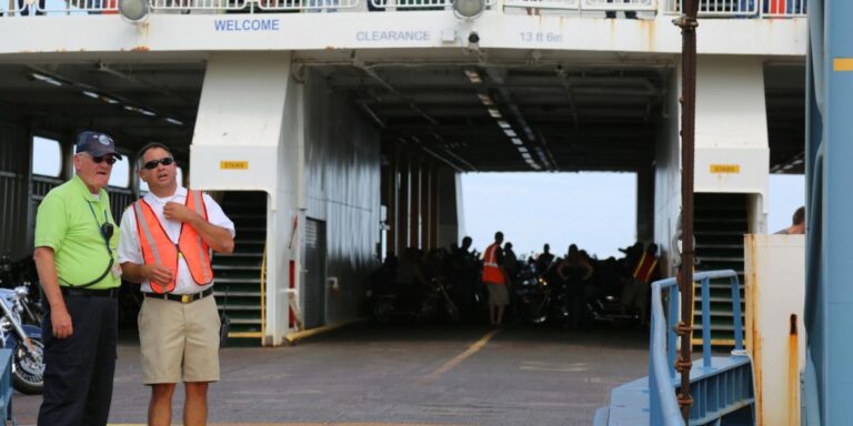 Vehicles, Bikes and Motorcycles on board the Cape May - Lewes Ferry