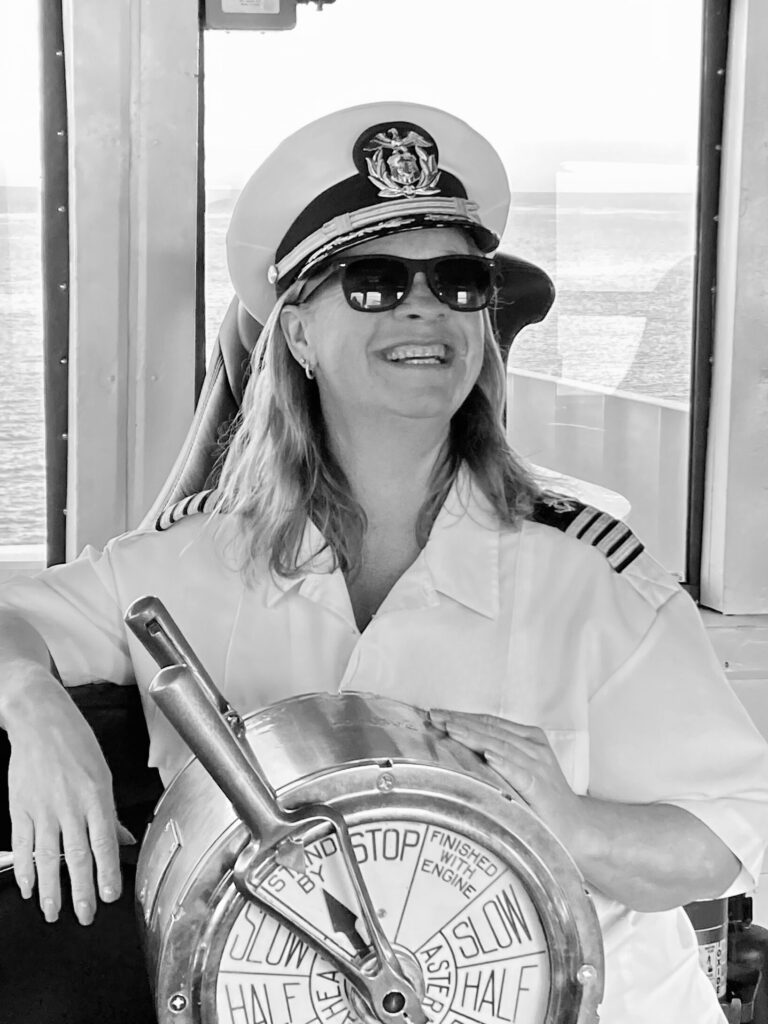 Captain Sharon Urban enjoys working at the Ferry and is a very well respected leader in her field.